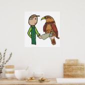 Falconry Poster (Küche)