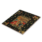 FALCONS BATH Red Blue Antique Mittelalterliches Ta Fliese (Seite)