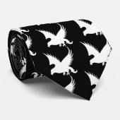 Falcons-Bilddagramm Krawatte (Gerollt)