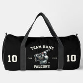 Falcons "Customizable" Baseball Duffle Bag (Vorderseite)