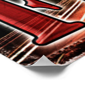 Falcons Football Poster (Ecke)