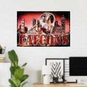 Falcons Football Poster (Heimbüro)