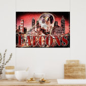 Falcons Football Poster (Küche)