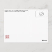 Falcons of Du Bois Library Postcard Postkarte (Rückseite)