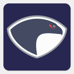 Falcons Quadratischer Aufkleber