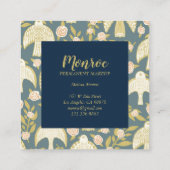 Falcons & Rose Chic Elegante Illustriert Rabattkarte (Rückseite)