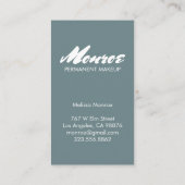 Falcons & Rose Elegantes Illustriertes Muster kund Visitenkarte (Rückseite)