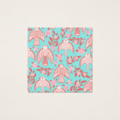 Falcons & Roses Cute Clothing Size Price Hang Tag (Vorderseite)