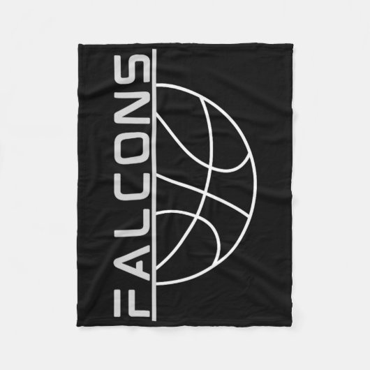 Falcons Sketll Fleecedecke (Vorderseite)