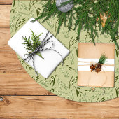 Falda árbol navidad con diseño de hojas muérdago polyester weihnachtsbaumdecke