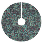 Falda árbol navidad con hojas de acebo polyester weihnachtsbaumdecke (Vorderseite)