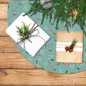 Falda para Árbol de Navidad, candy cane Polyester Weihnachtsbaumdecke