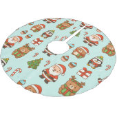 Falda para Árbol Navidad Divertida Polyester Weihnachtsbaumdecke (Schrägansicht)