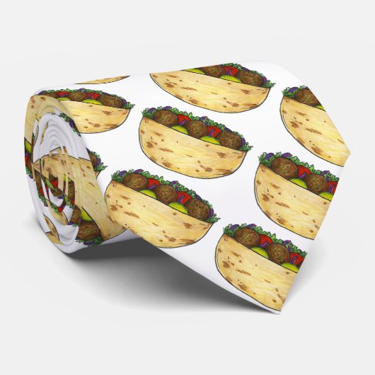 FALFAL PITA Sandwich Krawatte (Gerollt)