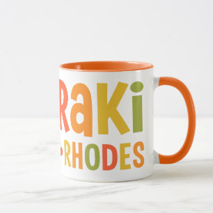 Faliraki Rhodes individuelle Name Tasse