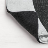 Falke an Hand Mousepad (Ecke)