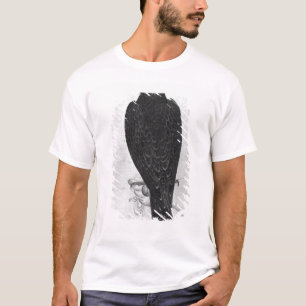 Falke an Hand T-Shirt
