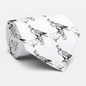Falke auf Handschuh-Krawatte Krawatte (Gerollt)