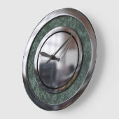 Falke-ChromHubcap Große Wanduhr (Winkel)