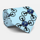 Falke-Drohne-HochschulKrawatte Krawatte (Gerollt)