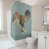 Falke-Flattern Wings Aquarell-Malerei Duschvorhang (Beispiel)