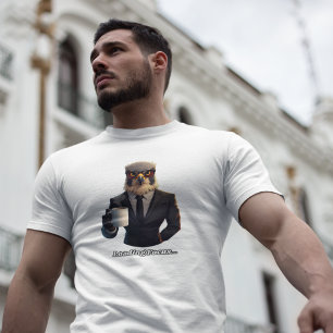 Falke Geschäftsmann beim Laden von Fokus Kaffee Tri-Blend Shirt