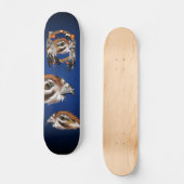 Falke-Gesicht Dreamcatcher Skateboard (Vorderseite)