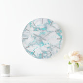 Falke Glitter Teal Große Wanduhr (Zuhause)