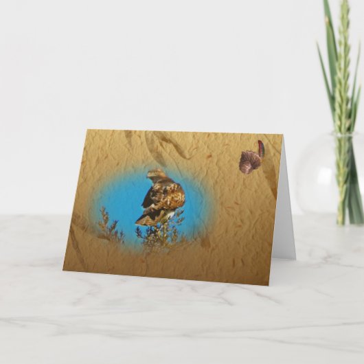 Falke Notecard Karte (Vorderseite)