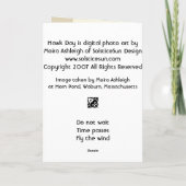 Falke-Tag Karte (Rückseite)