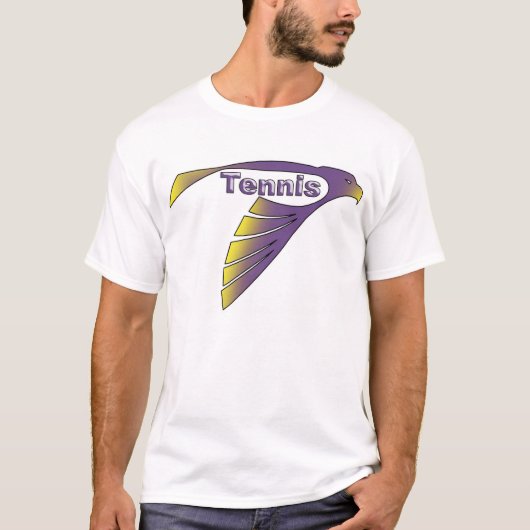 Falke-Tennis T-Shirt (Vorderseite)