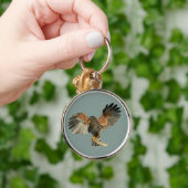 Falke-Vogel-Aquarell-Malerei Schlüsselanhänger (Hand)