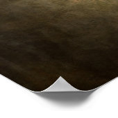Falken auf dem Ast Poster (Ecke)