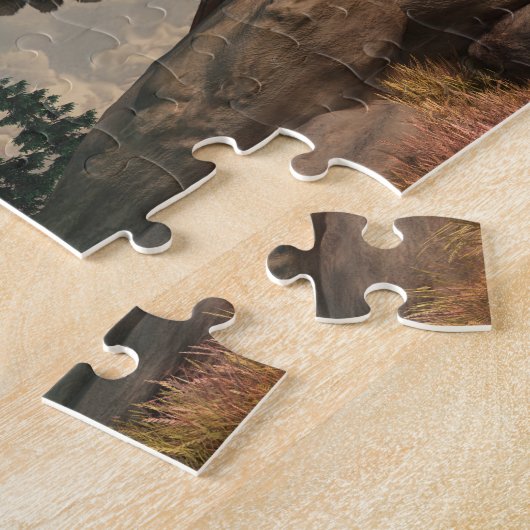 Falken auf den Felsen Puzzle (Seite)