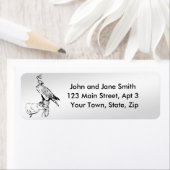 Falken auf Handschuhhandschuh-Rücksendeadressen-Au (Insitu)