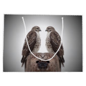 Falken auf Posten Große Geschenktüte (Rückseite)