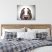 Falken auf Posten Leinwanddruck (Insitu (Schlafzimmer))