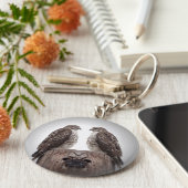 Falken auf Posten Schlüsselanhänger (Seite)