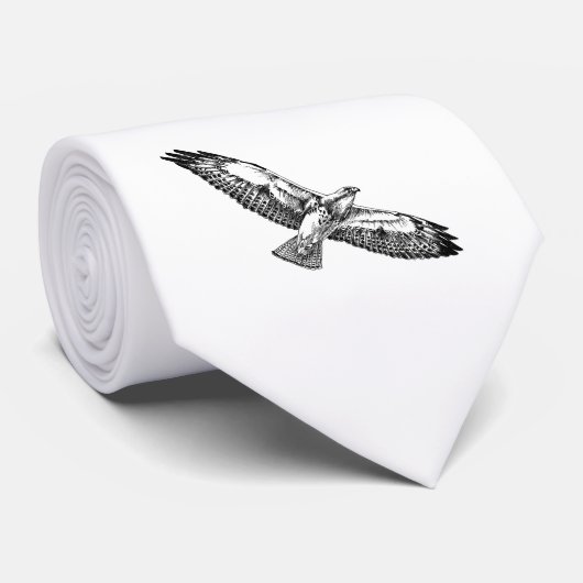 Falken im Flug Krawatte (Gerollt)