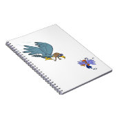 Falken mit Brille Notizblock (Rechte Seite)