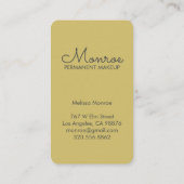 Falken & Rose Elegant Illustriert Visitenkarte (Rückseite)