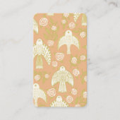 Falken & Rose Elegant Illustriert Visitenkarte (Vorderseite)