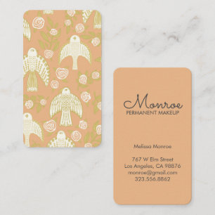 Falken & Rose Elegant Illustriert Visitenkarte