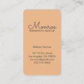 Falken & Rose Elegant Illustriert Visitenkarte (Rückseite)