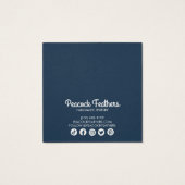 Falken & Rose erwischen Nekklace-Schmuckanzeige (Rückseite)