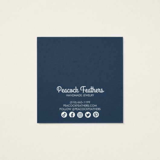 Falken & Rose erwischen Nekklace-Schmuckanzeige (Rückseite)