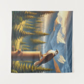 Falken Wandteppich (Vorderseite (Horizontal))