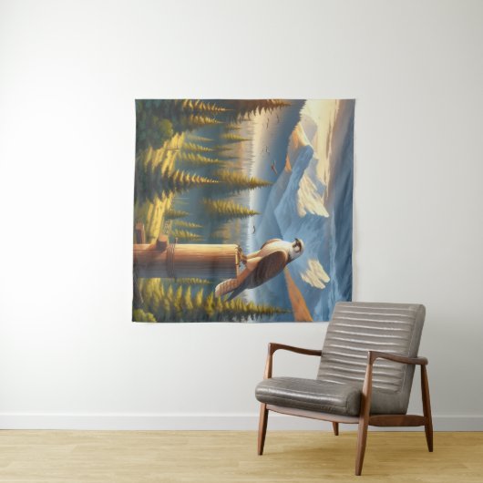 Falken Wandteppich (Beispiel (Horizontal))