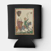 Falkenjagd, 14. Jahrhundert Codex Manesse Dosenkühler (Rückseite)