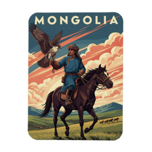 Falkenjäger in der Mongolei Reise Magnet
